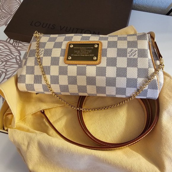 SOLD!!! Do not buy.Louis Vuitton Eva Damier Azur crossbody - Picture 11 of 15